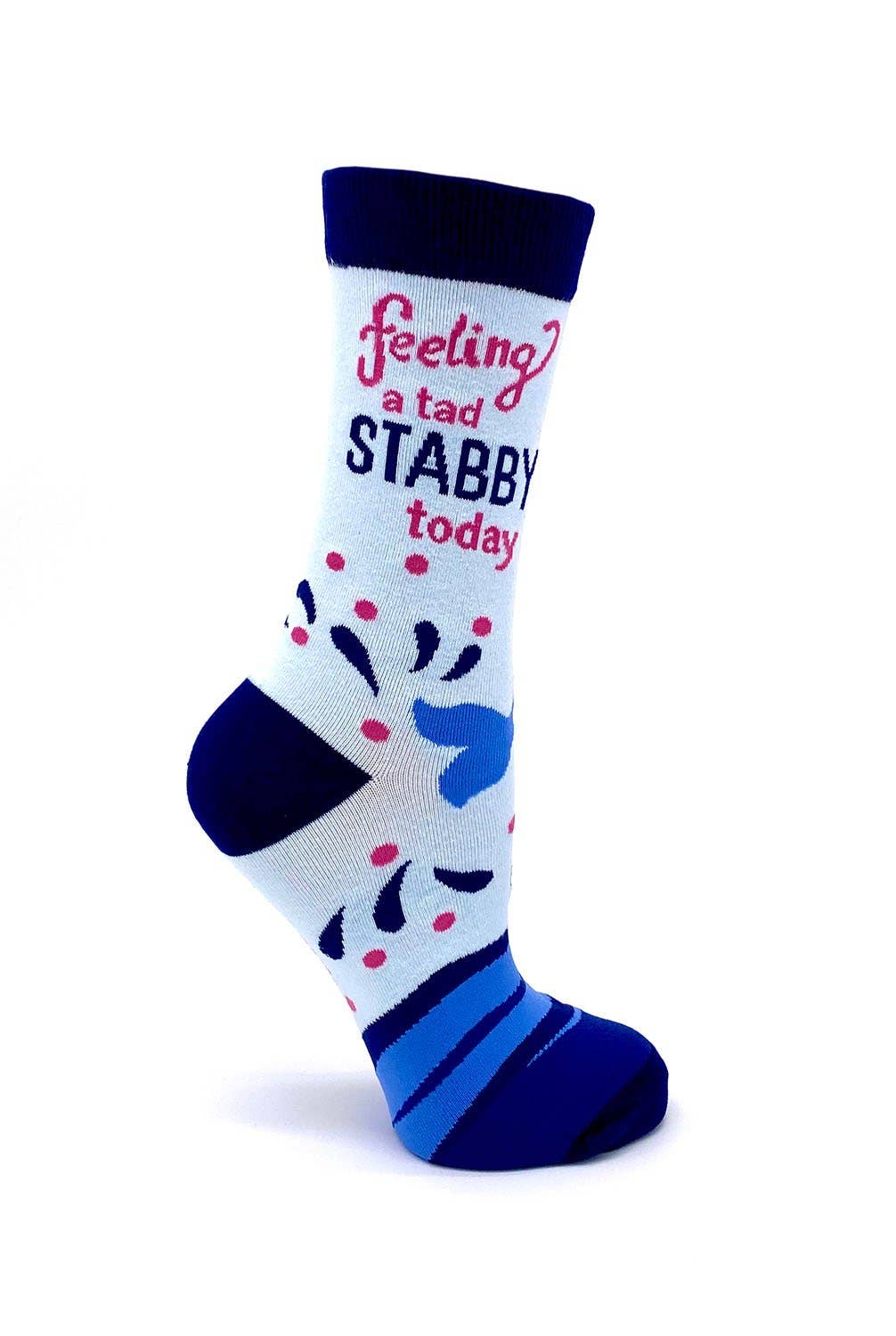 Feeling a Tad Stabby Today Narwhal Women's Crew Socks