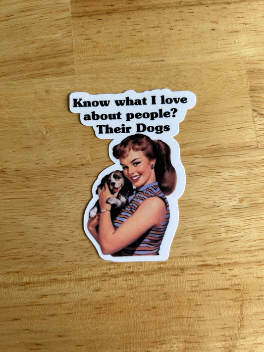 Know What I Love about People? Their Dogs