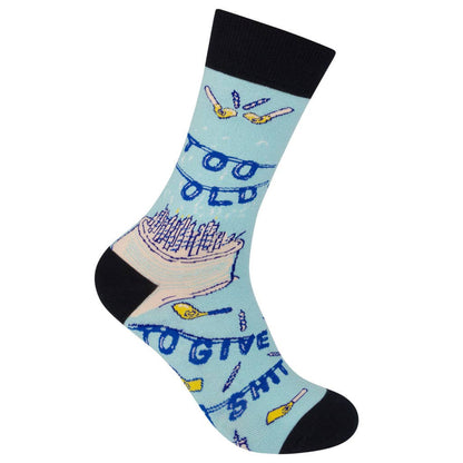 Too Old To Give A Shit Socks - Closeout | Funatic