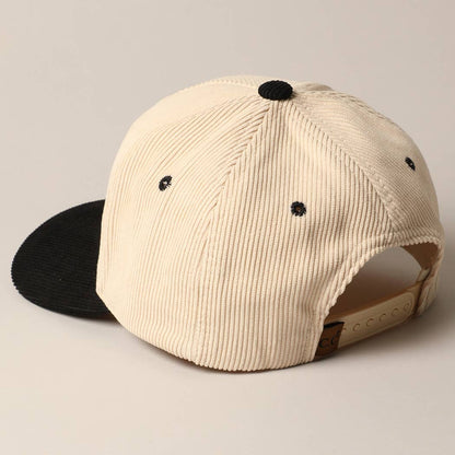 Sounds like Bullshit Corduroy Trucker Baseball Cap