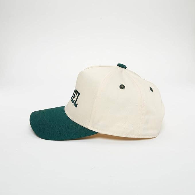 Kids/Baby 2-Tone Cap: Rebel - Green/Beige