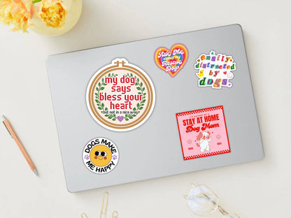 Funny Dog Sticker - Bless Your Heart (not in a good way)