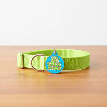 Funny Dog Charm & Pet ID Tag - Big Bark Small Wiener