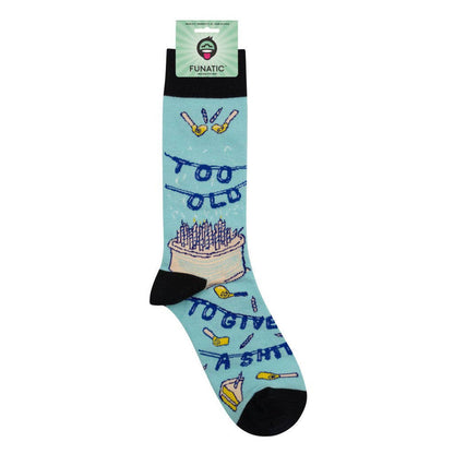 Too Old To Give A Shit Socks - Closeout | Funatic