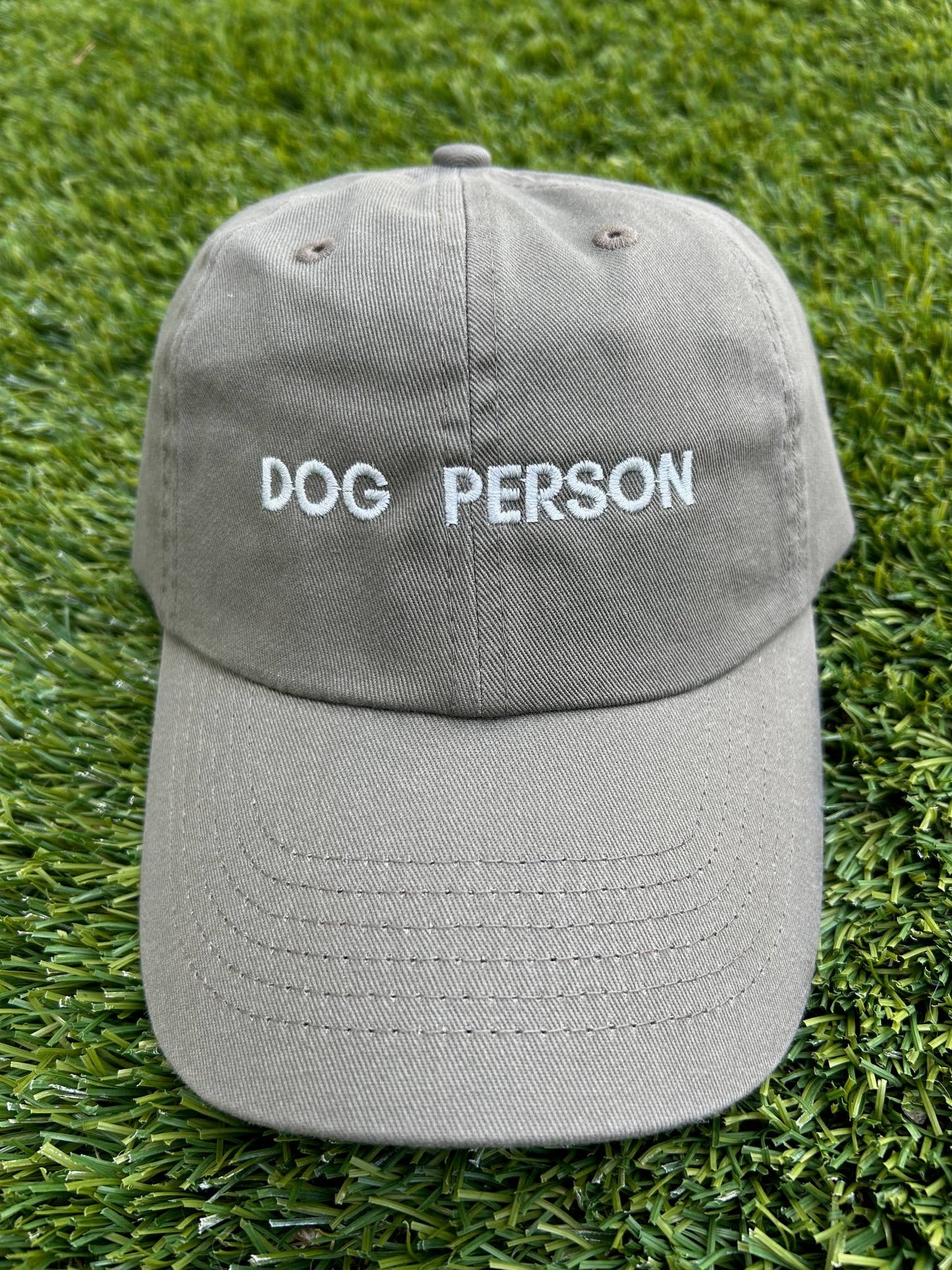 Dog Person Hat - Olive