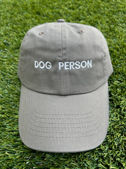 Dog Person Hat - Olive