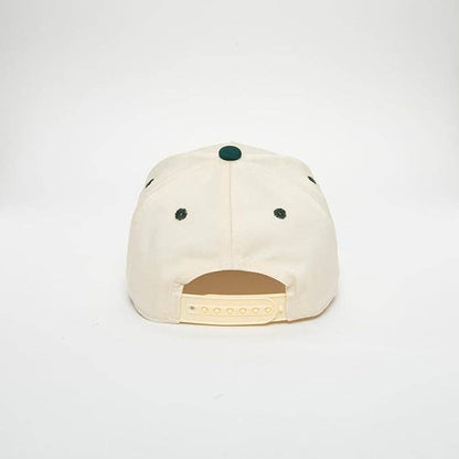 Kids/Baby 2-Tone Cap: Rebel - Green/Beige