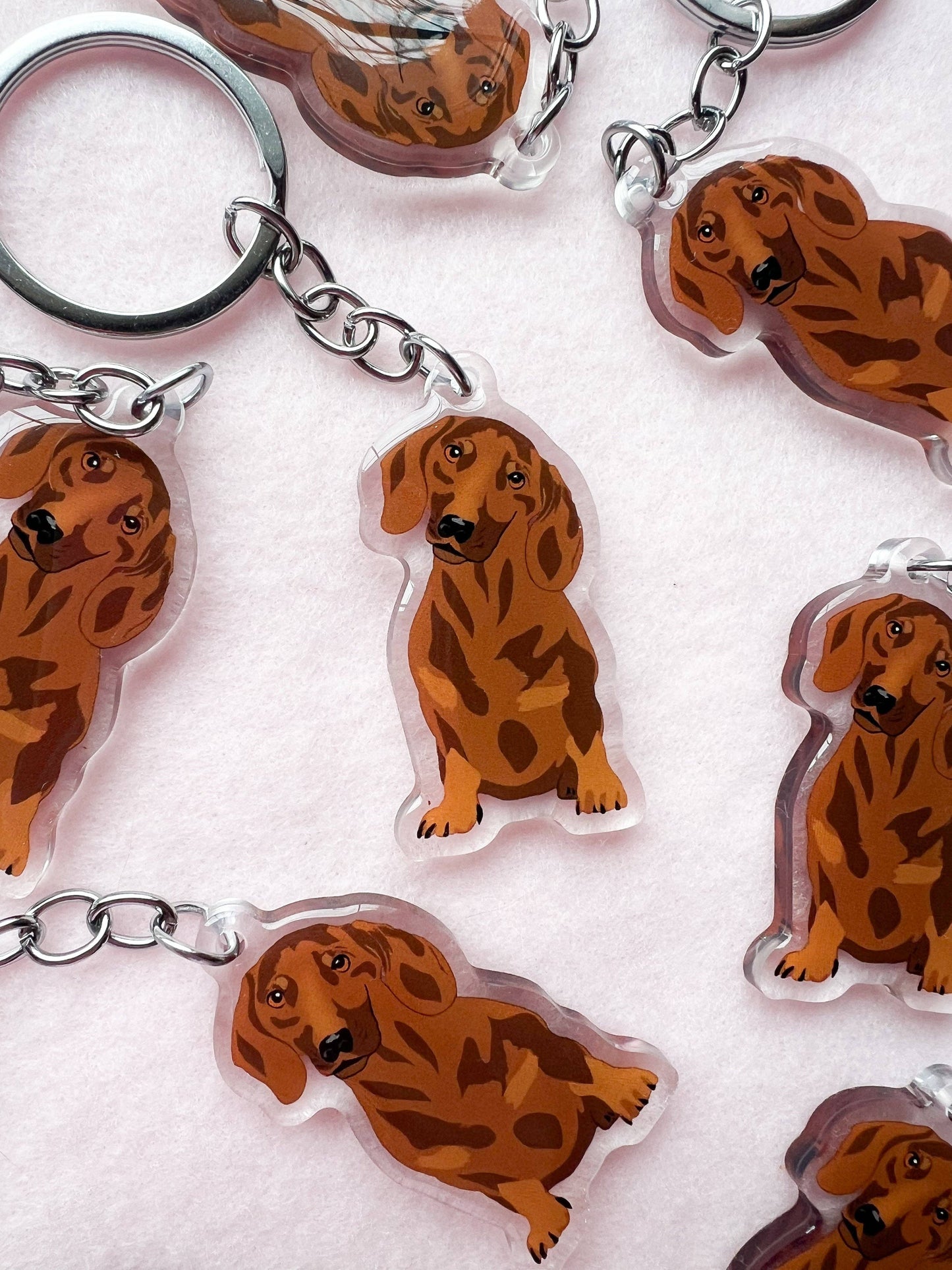 Dachshund (brown) Keychain