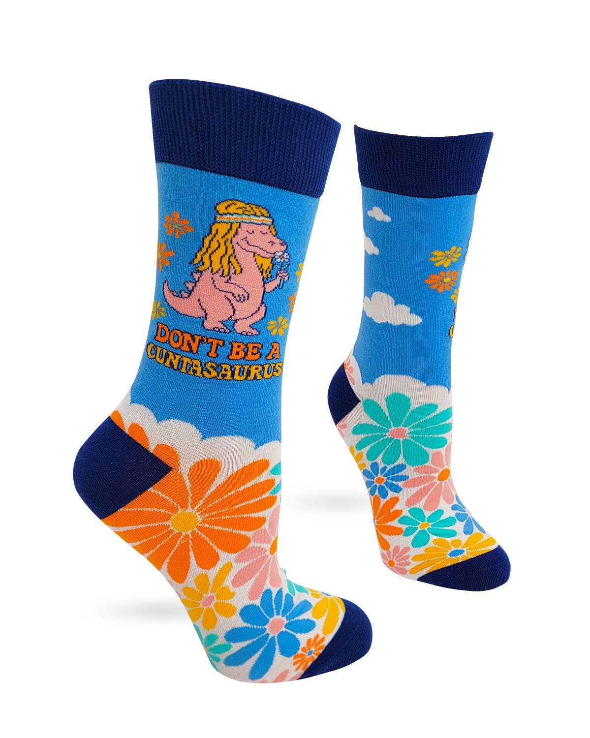 Don't be a Cuntasaurus Women's Crew Socks