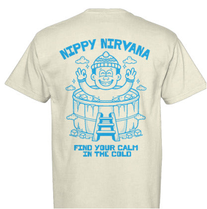 "Nippy Nirvana" Cold Plunge T-ShirtNippy Nirvana Cold Plunge T-Shirt: Find Your Calm in the Cold
Embrace the chill and find your zen with our Nippy Nirvana Tee. This unique shirt captures the essence Nippy Nirvana Cold Plunge T-Shirt: Find Your Calm in the Cold
Embrace the chill and find your zen with our Nippy Nirvana Tee. This unique shirt captures the essence The Frigid CollectiveThe Frigid Collective"Nippy Nirvana" Cold Plunge