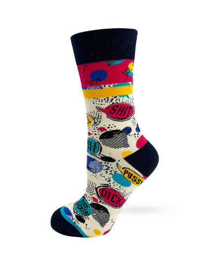 Swearing Always Helps Women's Crew Socks