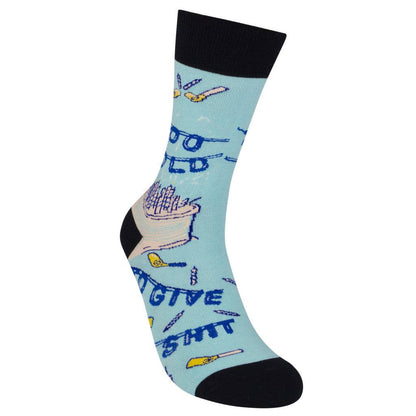 Too Old To Give A Shit Socks - Closeout | Funatic