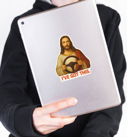 I’ve Got This Jesus Encouragement Sticker | Faith Sticker