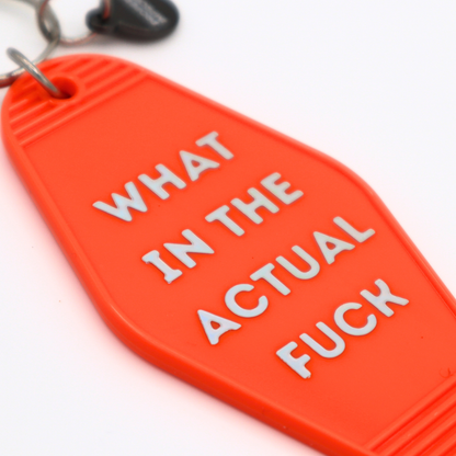 Hot Stamped Motel Keychain What In The Actual Fuck
