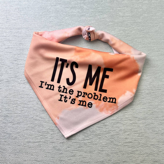 I'm the Problem, It's Me | Funny Dog Bandana | Tie Bandana