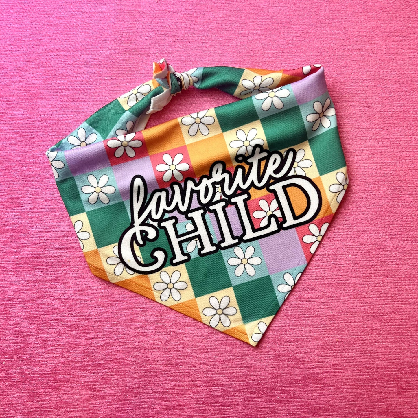 Favorite Child | Funny Dog Bandana | Tie Bandana