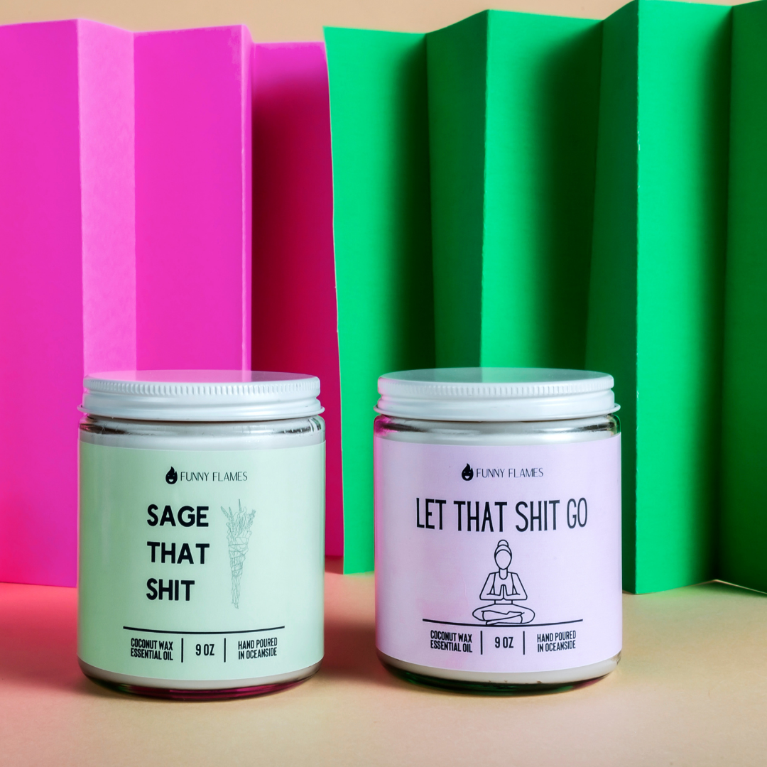 Let That Shit Go Candle (Pink) Candle- Best Selling Candle