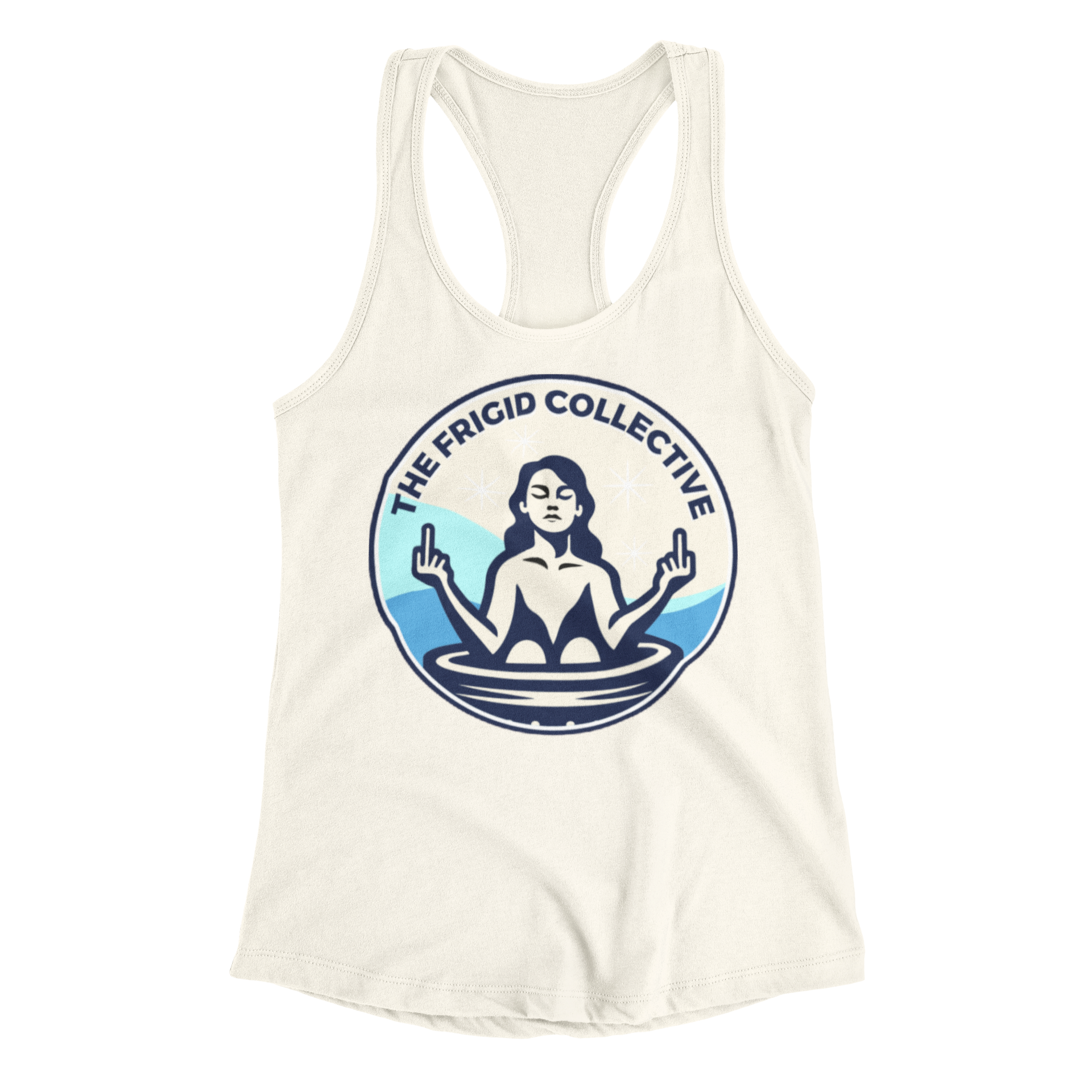 Ivory Logo TankCold plungeThe Frigid CollectiveThe Frigid CollectiveIvory Logo Tank